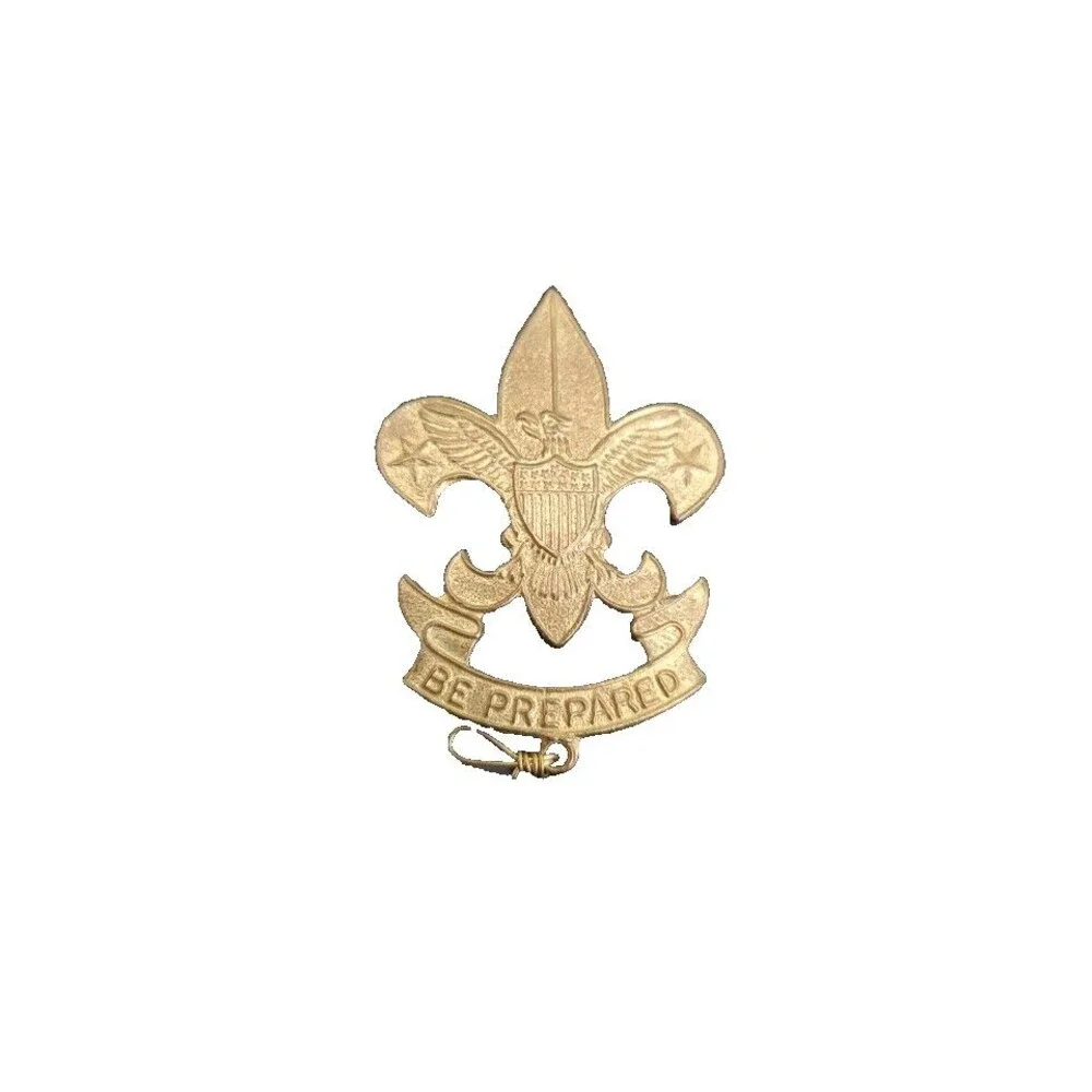 Lot of 3 Vintage BE PREPARED BSA Boy Scouts Pins Patented 1911